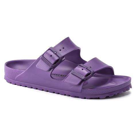 Birkenstock Unisex Arizona EVA Bright Violet Sandal 37 N EU, 6。